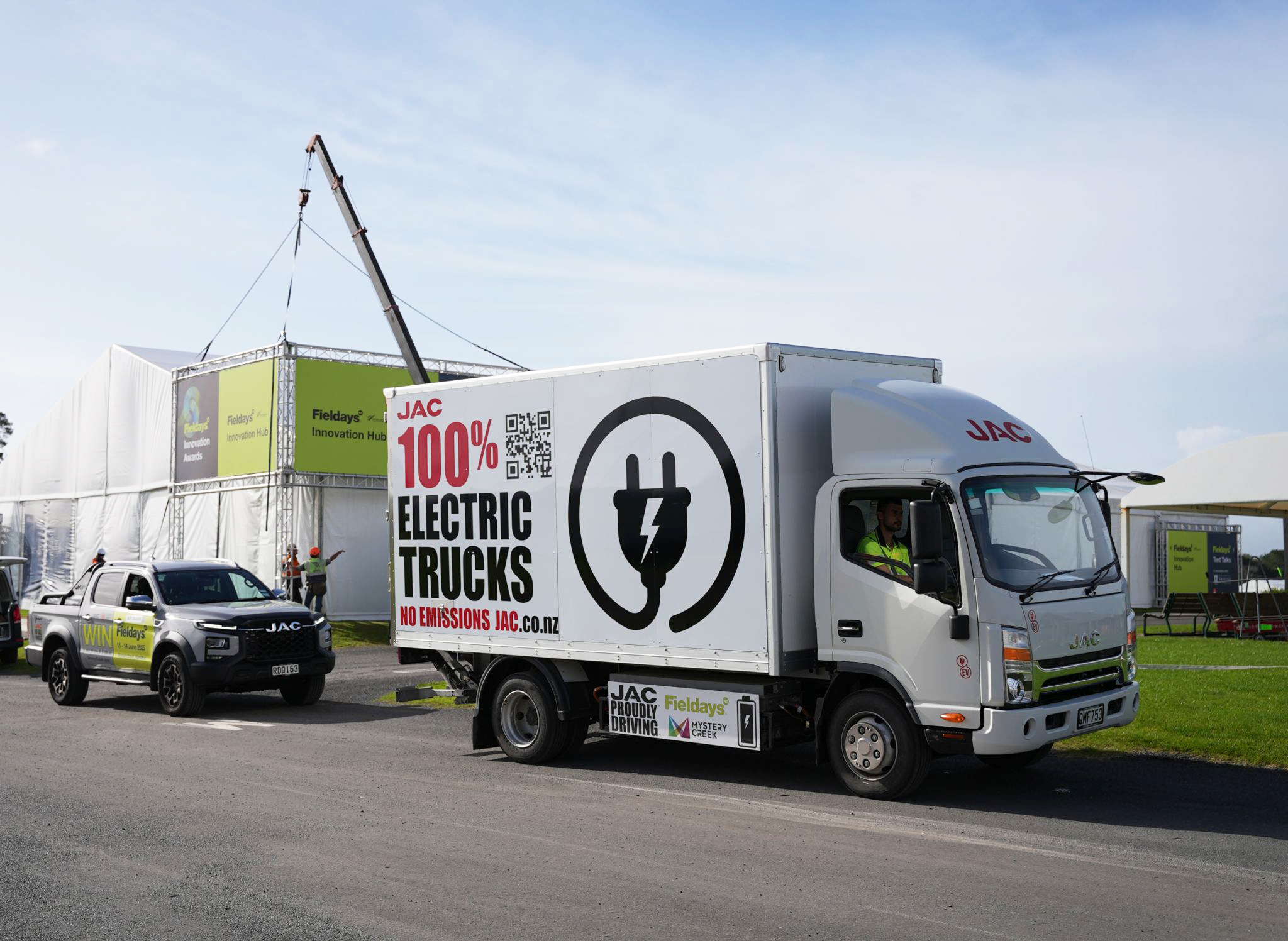 JAC EV Truck Fieldays WEB
